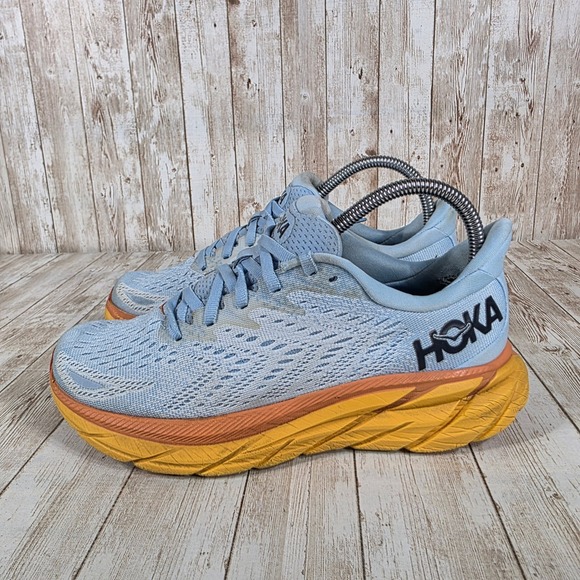Hoka Clifton 8 Running Shoes Lightweight Cushioned Comfort Women's Size 7B - Picture 2 of 9